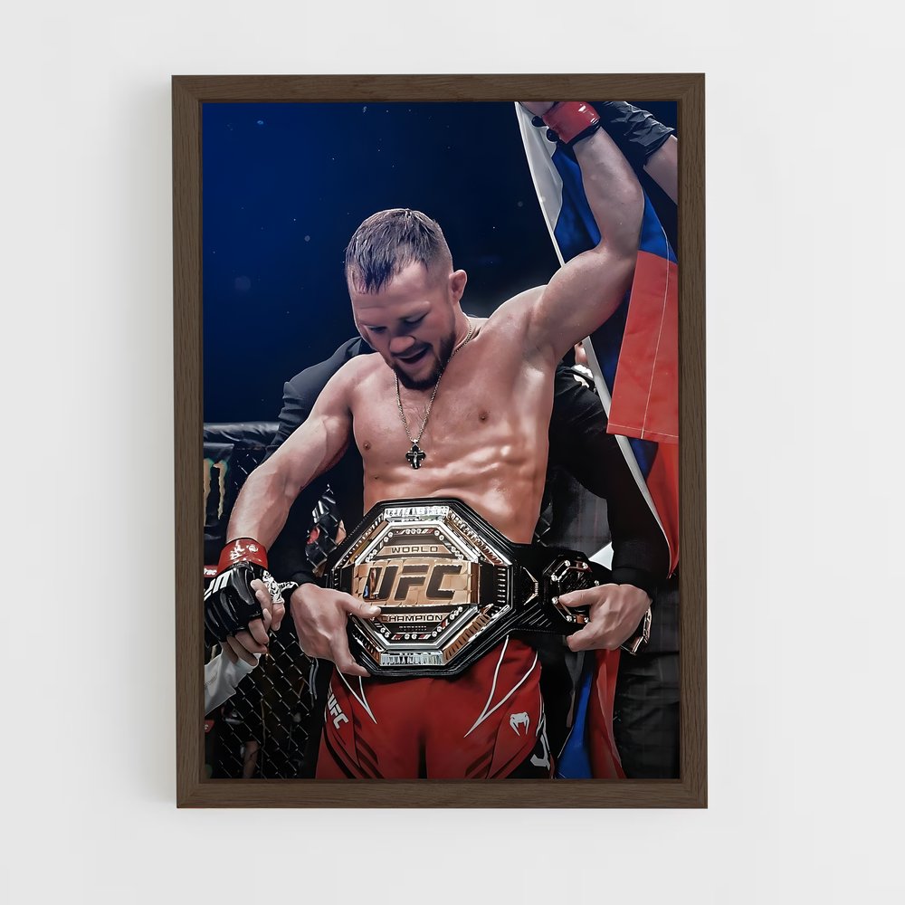 Poster Le Champion des Anneaux – affiche MMA (vue 5)